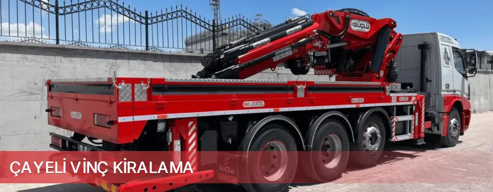 Çayeli İlçemi Vinç Kiralama